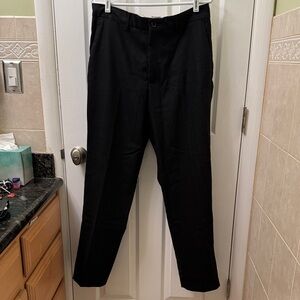 Men's Zara Flanel-like Charcoal Gray Dress Pants